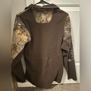 Camo half zip up
